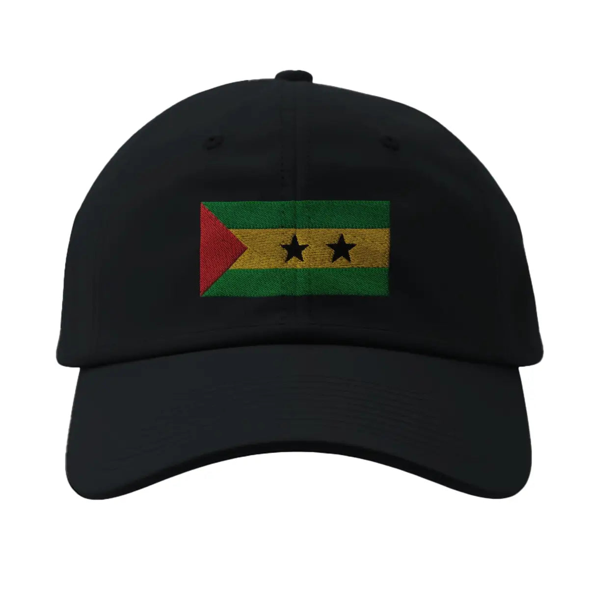 Casquette drapeau de sao tomé-et-principe - pixelformaflag