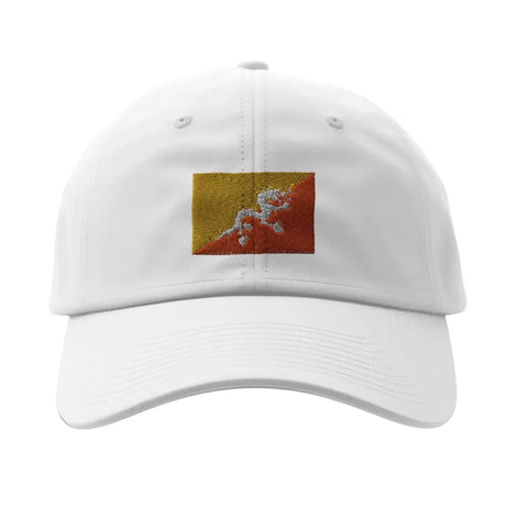 Casquette drapeau du bhoutan - pixelformaflag