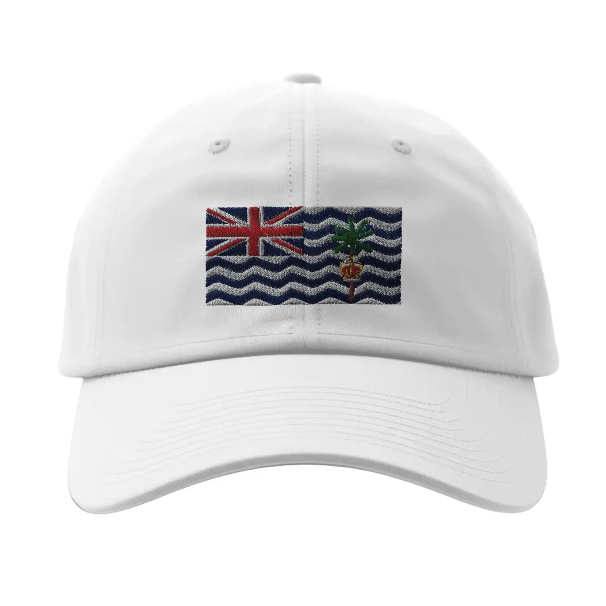 Casquette drapeau du territoire britannique de l’océan indien - pixelformaflag