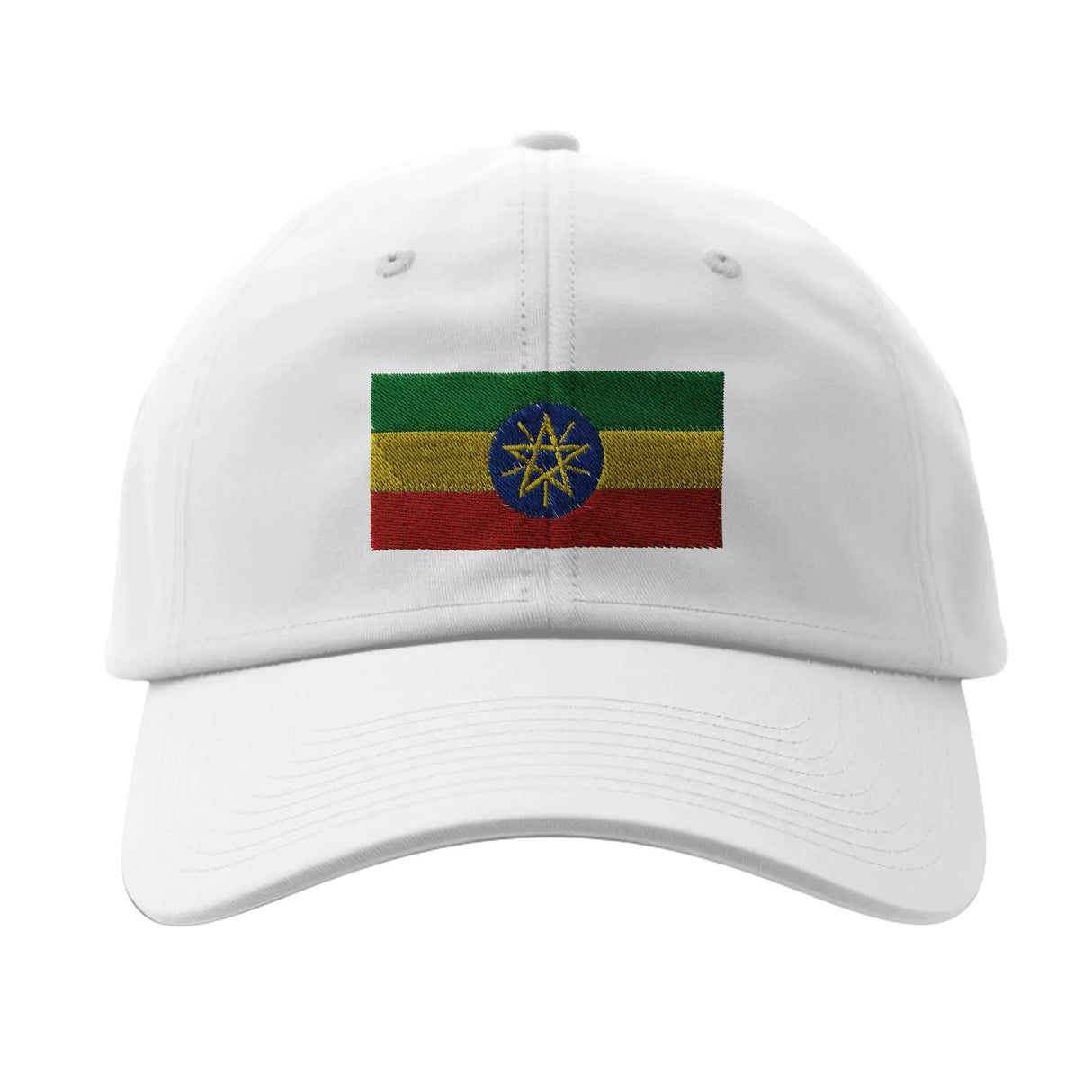 Casquette drapeau éthiopie coton broderie confortable