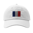 Casquette drapeau france coton broderie style épuré