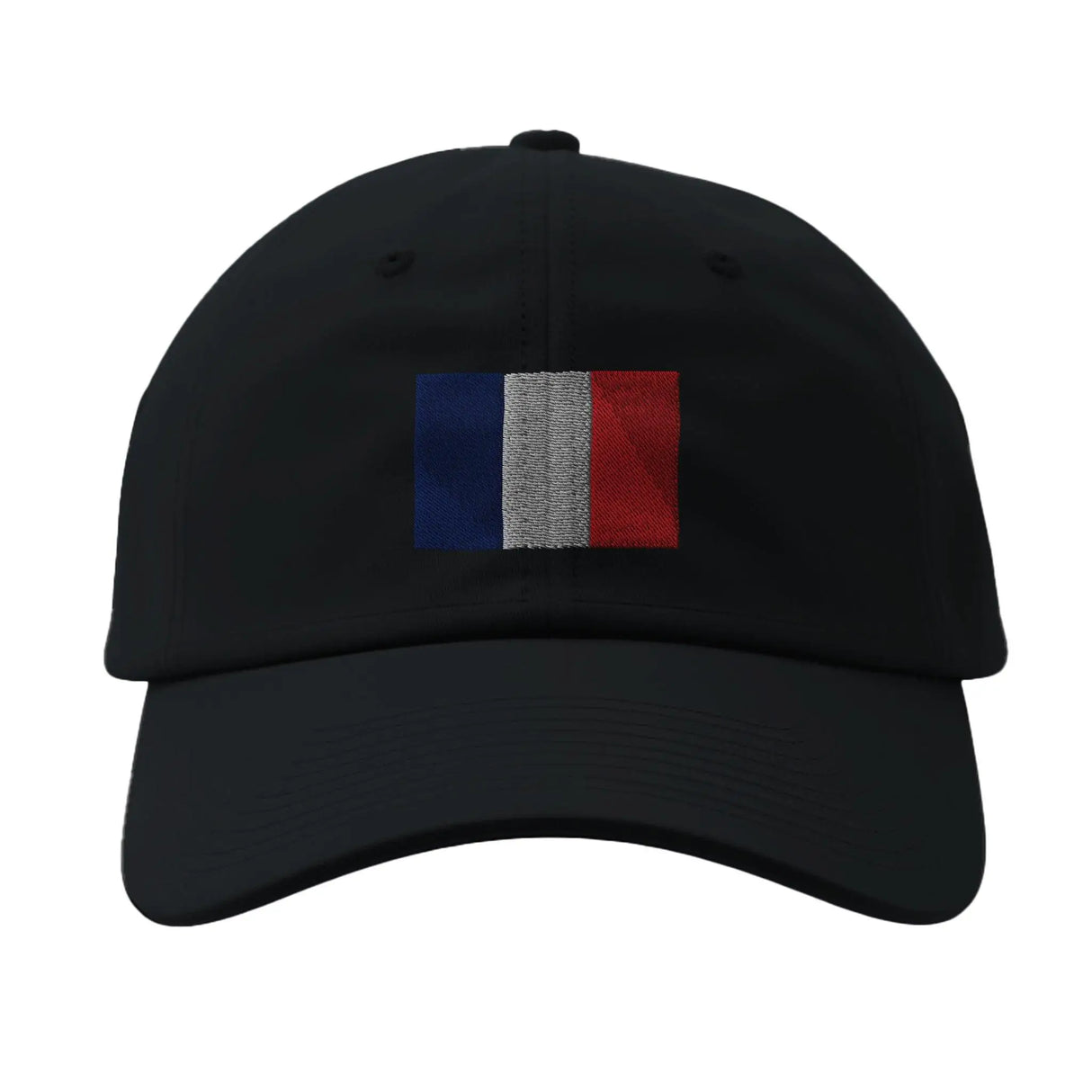 Casquette drapeau france coton broderie style épuré