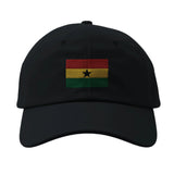 Casquette drapeau ghana coton brodé style confortable
