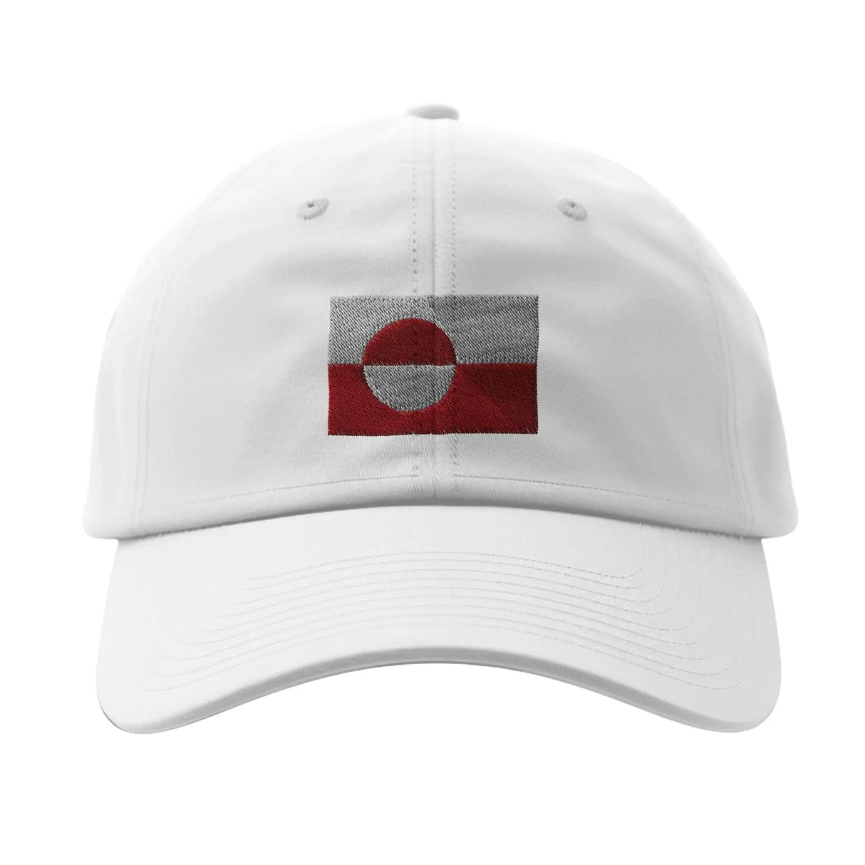 Casquette drapeau groenland coton brodée couleurs vives