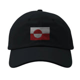 Casquette drapeau groenland coton brodée couleurs vives