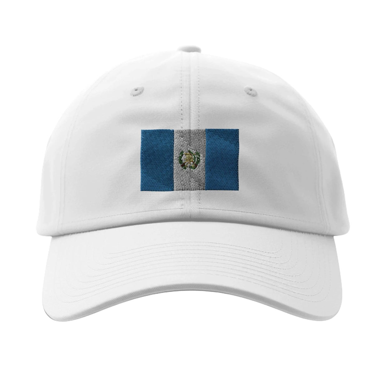 Casquette drapeau guatemala coton broderie design épuré