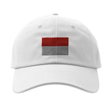 Casquette drapeau indonésie coton broderie confortable