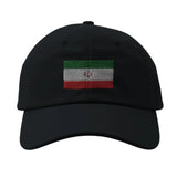 Casquette drapeau iran coton broderie design épuré