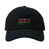 Casquette drapeau kenya coton broderie couleurs vives