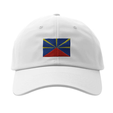 Casquette drapeau la réunion coton broderie épurée