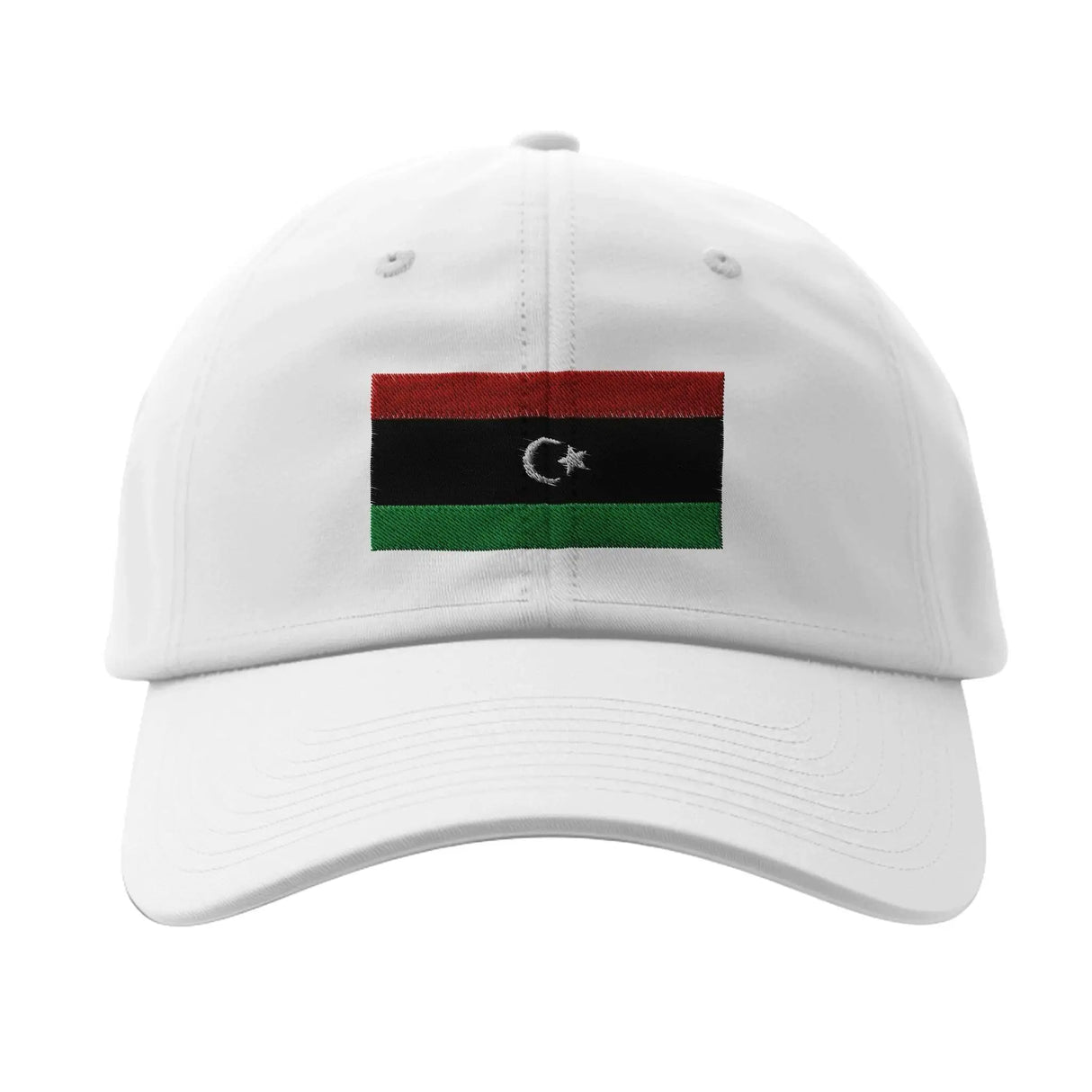 Casquette drapeau libye coton brodée couleur confortable