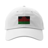 Casquette drapeau malawi coton brodée couleurs confort