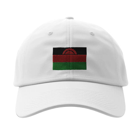 Casquette drapeau malawi coton brodée couleurs confort