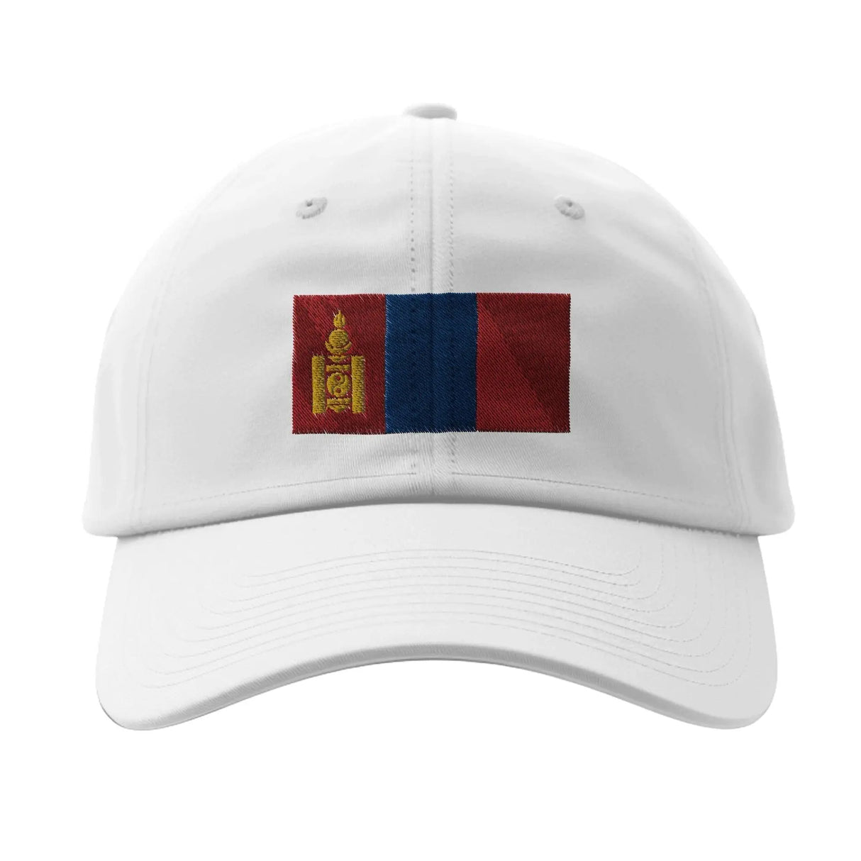 Casquette drapeau mongolie coton broderie confortable