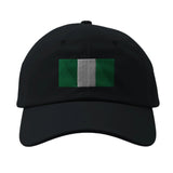 Casquette drapeau nigeria coton broderie confort couleur