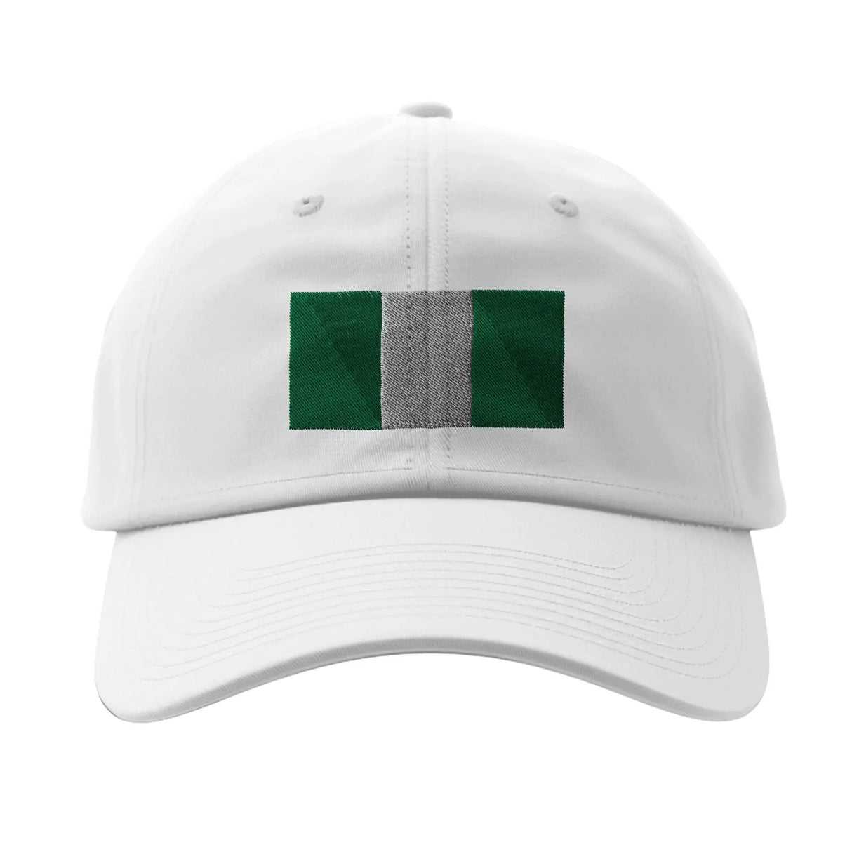 Casquette drapeau nigeria coton broderie confort couleur