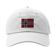 Casquette drapeau norvège coton broderie confortable