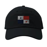 Casquette drapeau panama coton brodée design épuré