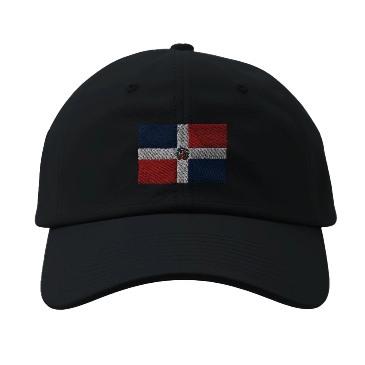 Casquette drapeau république dominicaine coton broderie