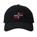 Casquette drapeau république dominicaine coton broderie