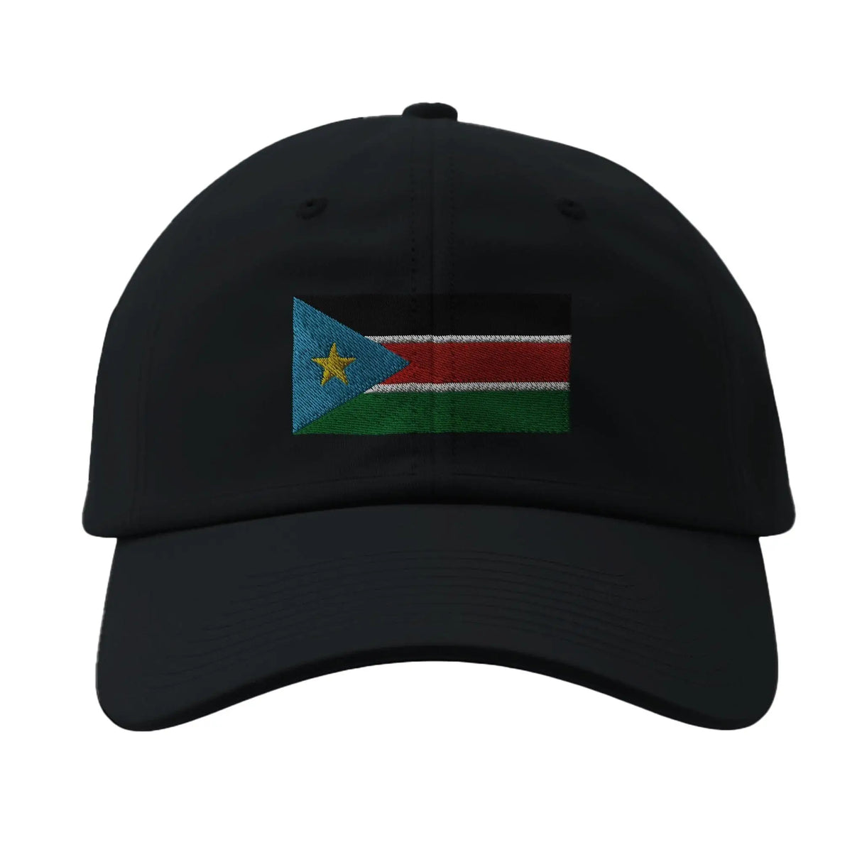 Casquette drapeau soudan du sud coton broderie durable