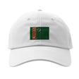 Casquette drapeau turkménistan coton brodé matière durable