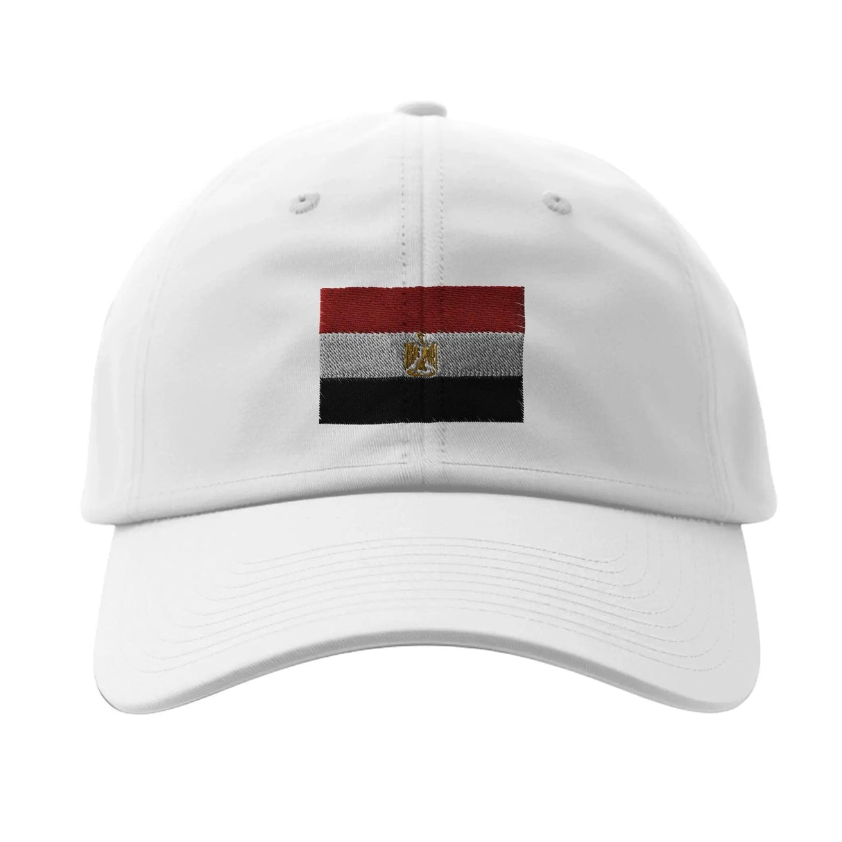 Casquette égypte coton brodée motif drapeau confortable
