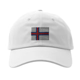 Casquette îles féroé coton brodée motif drapeau durable