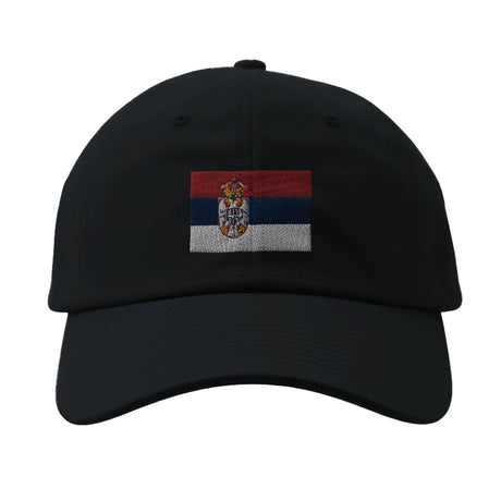 Casquette serbie coton brodée aux couleurs drapeau