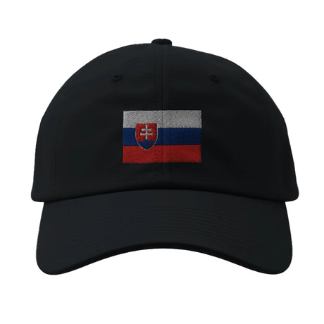 Casquette slovaquie coton brodée drapeau couleur