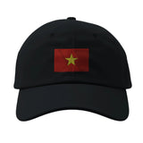 Casquette viêt nam coton brodée couleur rouge confortable