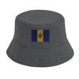 Chapeau bob barbade coton brodé léger et respirant