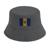 Chapeau bob barbade coton brodé léger et respirant