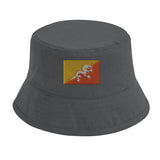Chapeau bob bhoutan en coton brodé aux couleurs vives