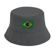 Chapeau bob brésil en coton brodé excellente respirabilité