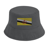 Chapeau bob brunei coton brodé excellente respirabilité