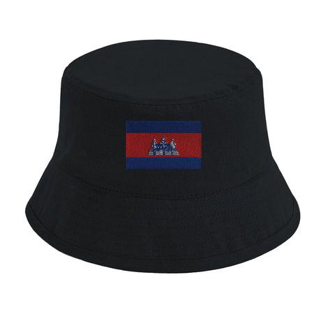 Chapeau bob cambodge coton brodé excellente respirabilité