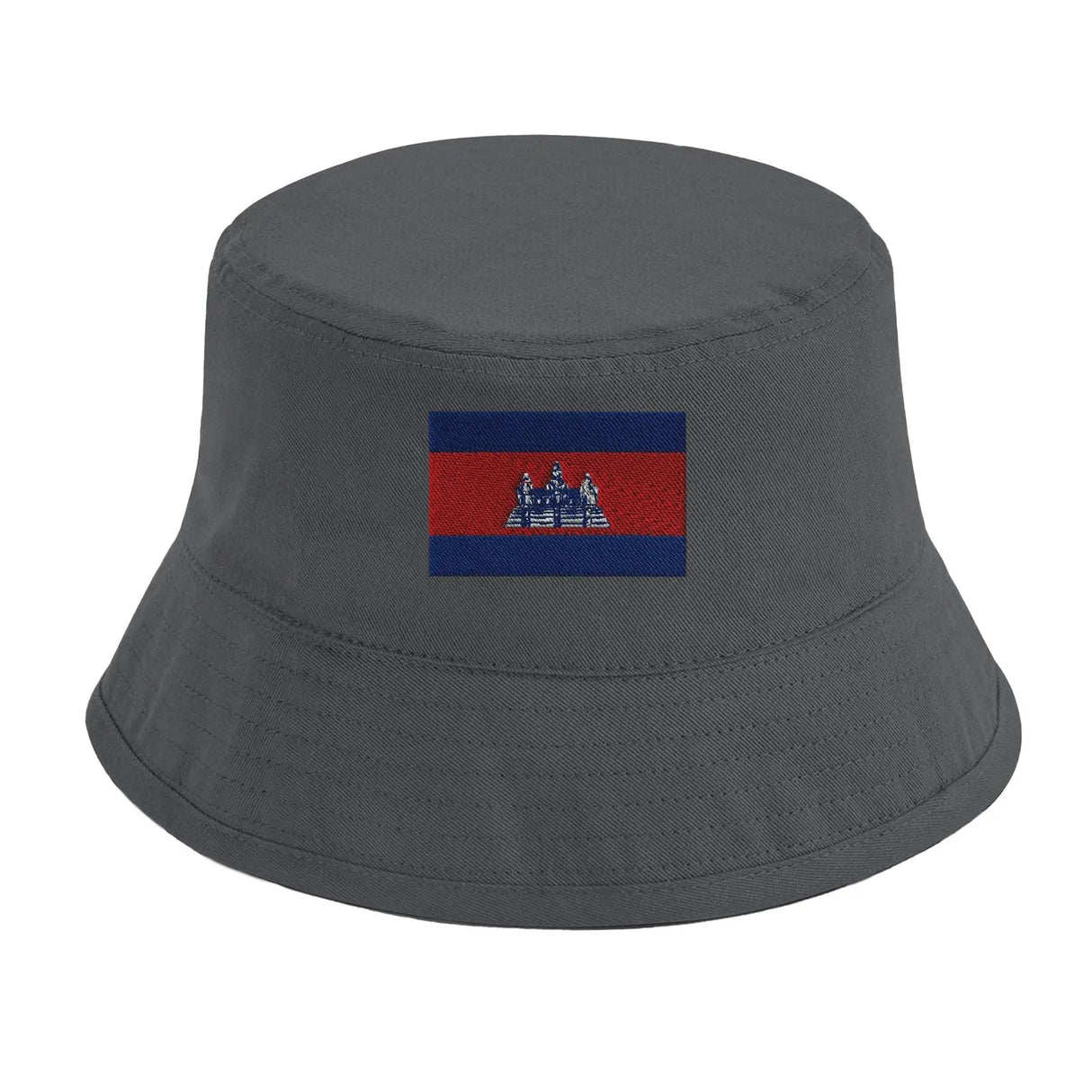Chapeau bob cambodge coton brodé excellente respirabilité