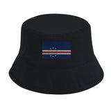 Chapeau bob cap-vert brodé coton excellente respirabilité