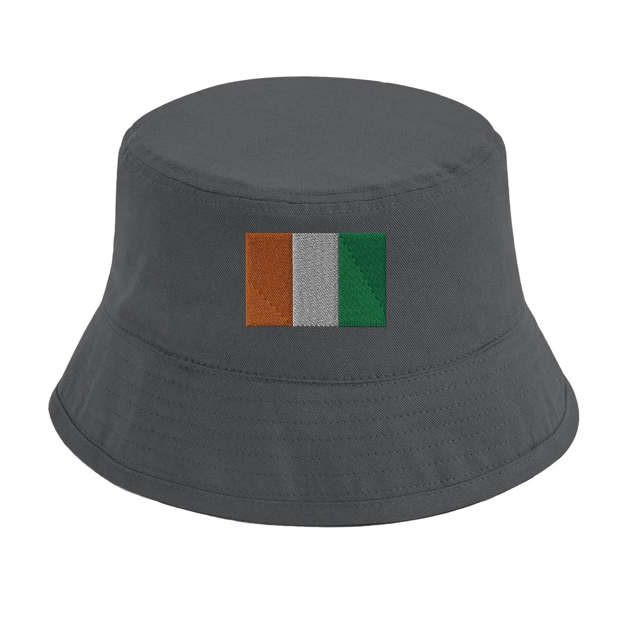 Chapeau bob côte d’ivoire coton brodé couleurs estivales