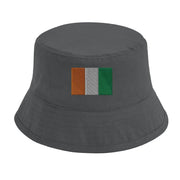 Chapeau bob côte d’ivoire coton brodé couleurs estivales