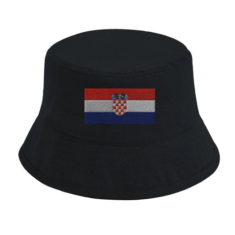 Chapeau bob croatie brodé coton excellente respirabilité
