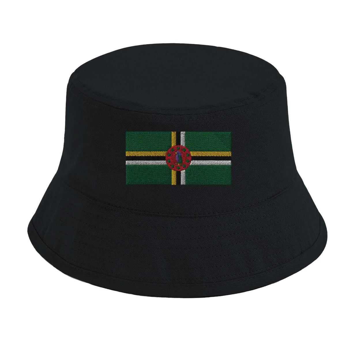 Chapeau bob dominique coton brodé excellente respirabilité