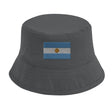 Chapeau bob drapeau argentine coton brodé excellente respirabilité