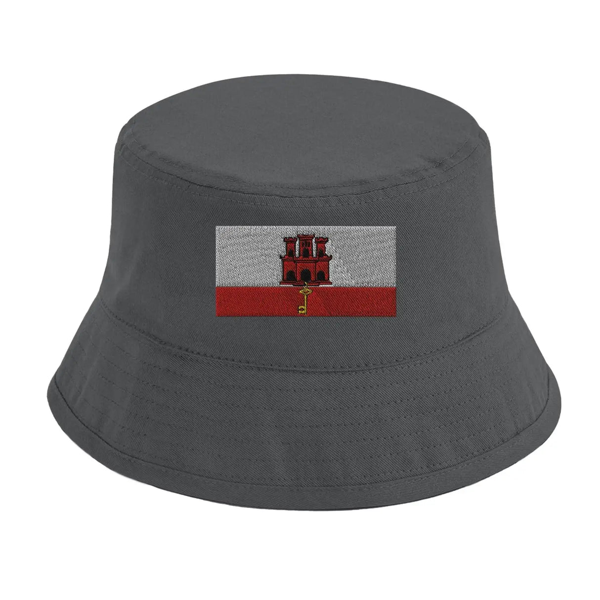 Chapeau bob drapeau de gibraltar - pixelformaflag