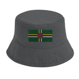 Chapeau bob drapeau de la dominique - pixelformaflag