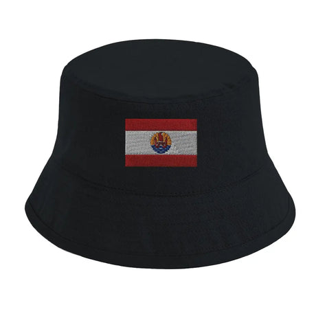 Chapeau Bob Drapeau de la Polynésie française - Pixelforma 