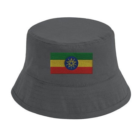 Chapeau bob éthiopie coton brodé couleurs estivales