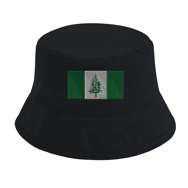 Chapeau bob drapeau de l’île norfolk - pixelformaflag