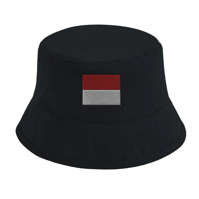 Chapeau Bob Drapeau de Monaco - Pixelforma 